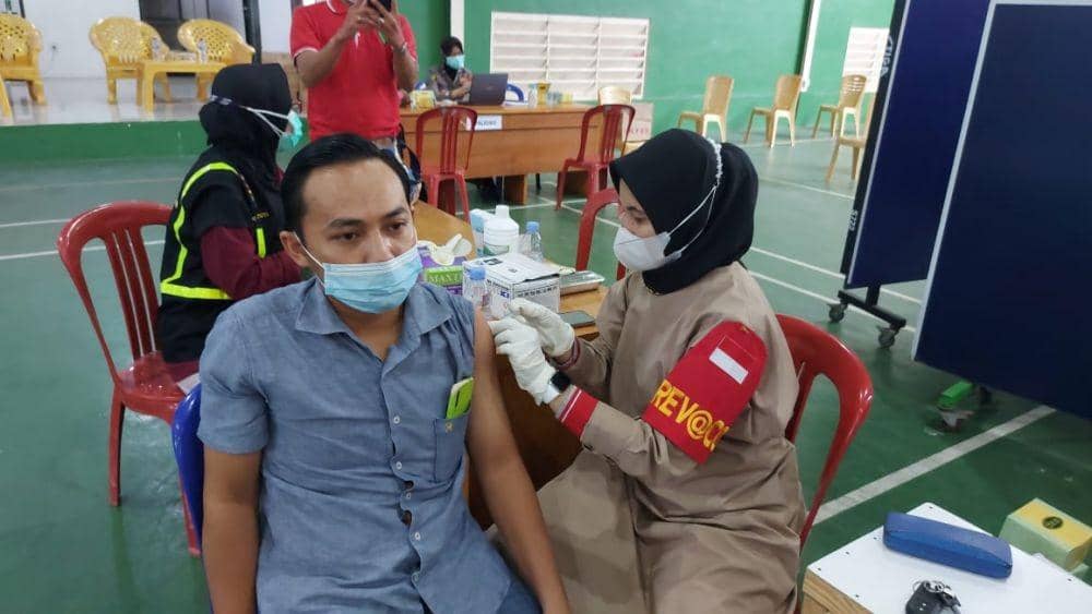 Gaungkan Vaksinasi COVID-19, Polda Lampung Gandeng Pihak Swasta