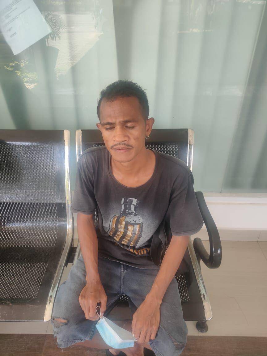 Tersangka sopir dump truk yang menabrak anggota Satlantas Polresta Denpasar (Dok.IDN Times/Polresta Denpasar)