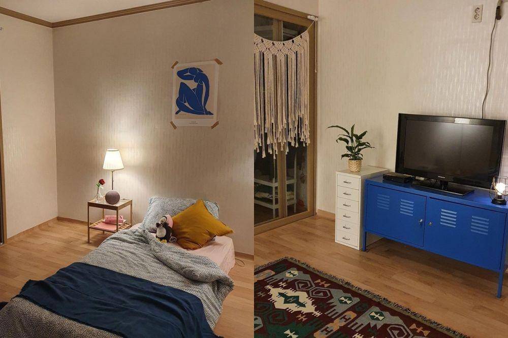 Prinsip Kamar Minimalis ala Jepang (instagram.com/oneroom.make)