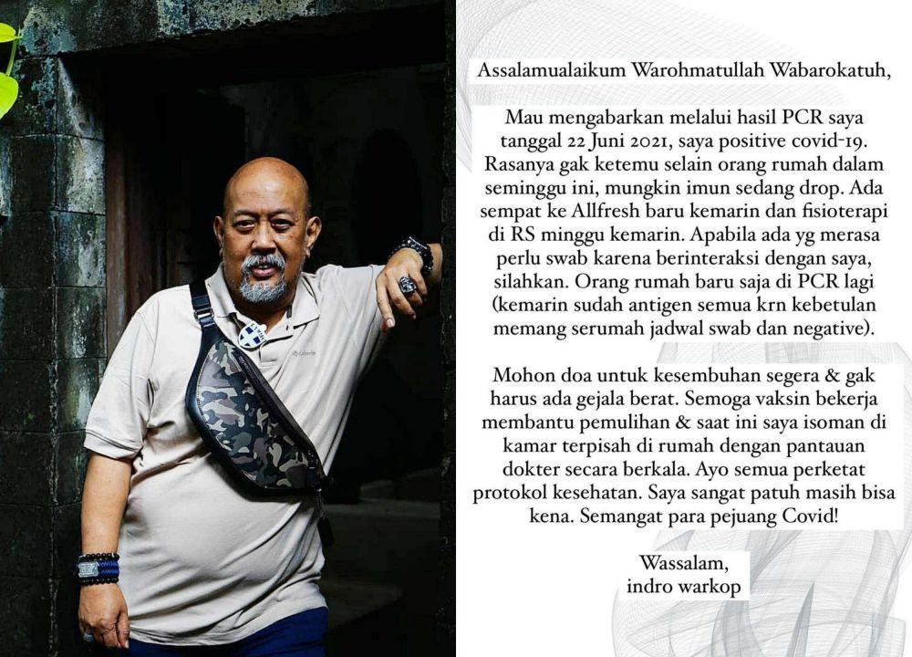 Positif COVID-19, 10 Momen Kebersamaan Indro Warkop dengan Keluarga