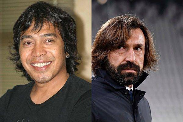 Komeng dan Andrea Pirlo (instagram.com/komeng.original | instagram.com/andreapirlo21)