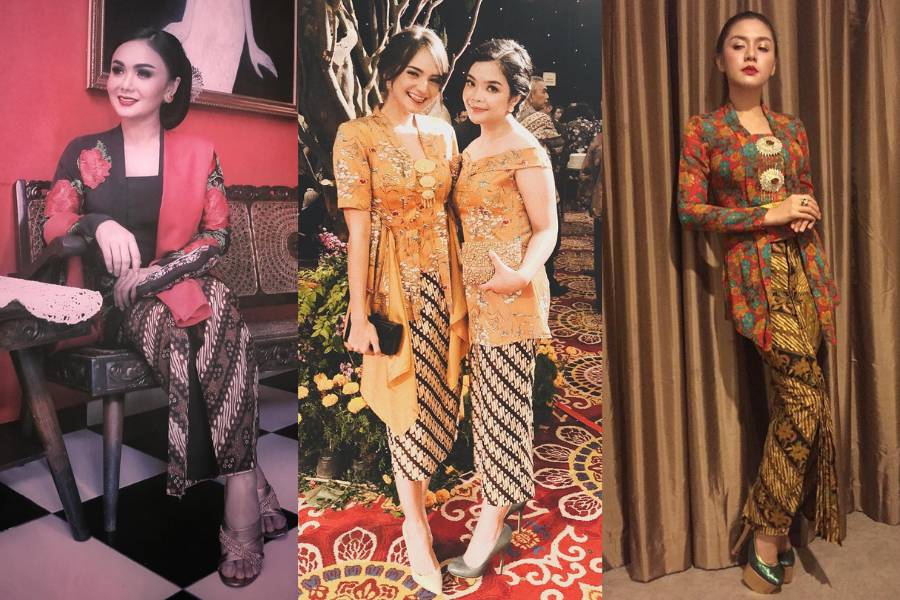 Kebaya floral (Berbagai sumber)