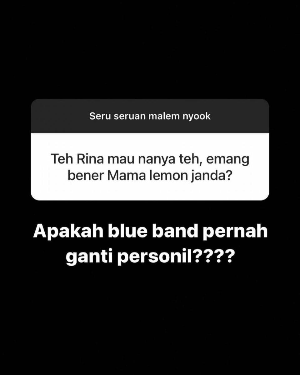 q&a Instagram Rina Nose (instagram.com/rinanose16)