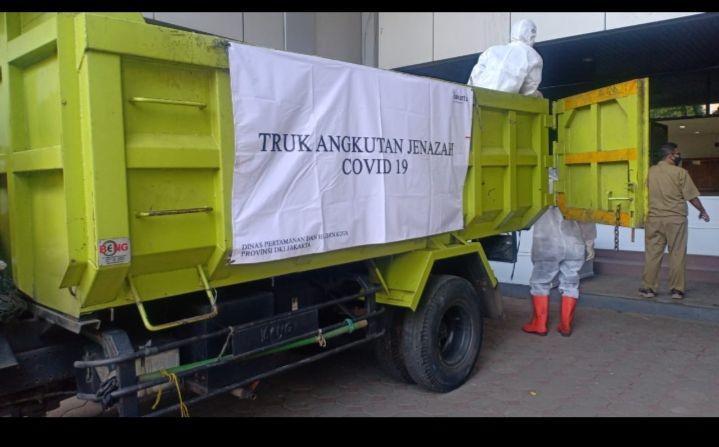 Ngeri! Jenazah COVID-19 di Jakarta Diangkut Pakai Truk Mulai Hari Ini