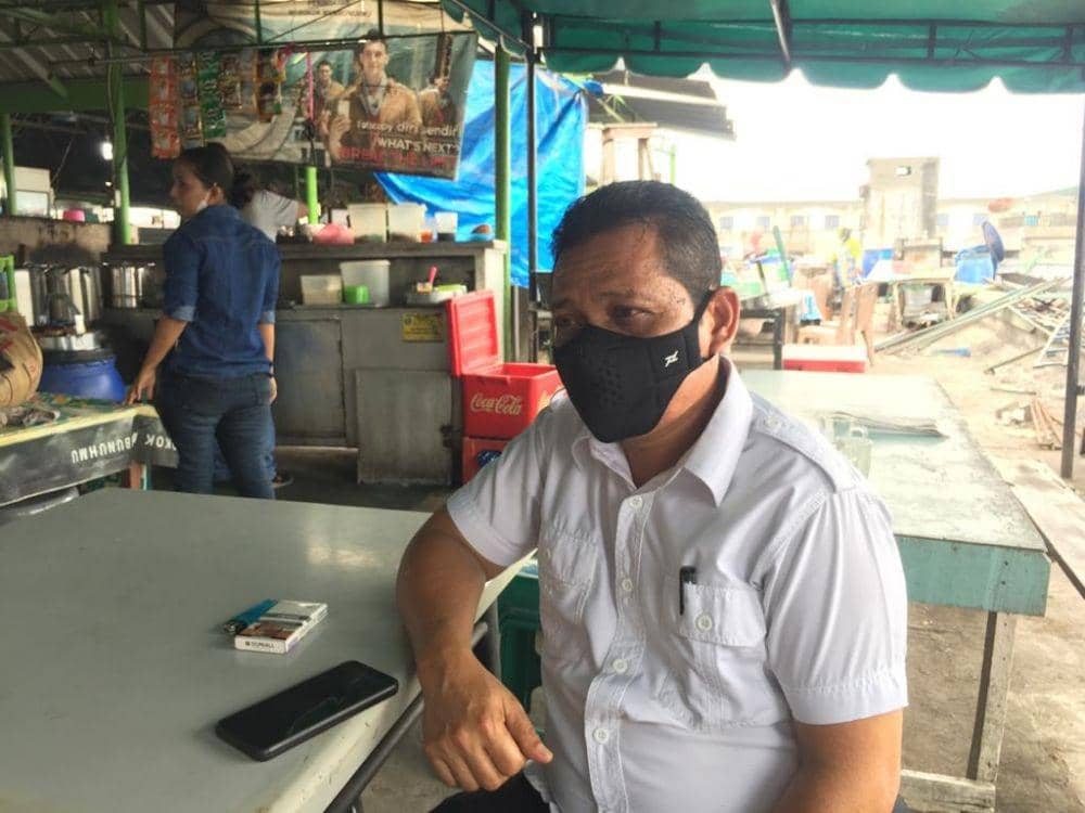 Kepala PD Pusat Pasar Medan, Bonar Pasaribu (IDN Times/Indah Permata Sari)