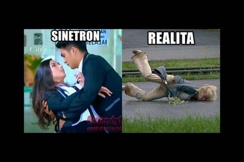 Contoh meme kehidupan sinetron yang gak masuk akal imgflip.com