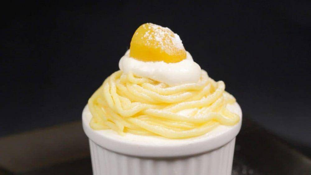 Ilustrasi sweet potato mont blanc (cookingwithdog.com)