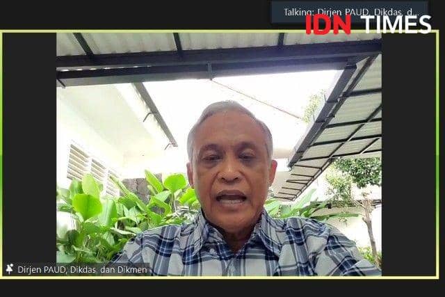 Dirjen Paud-Dikdasmen Kementerian Pendidikan, Kebudayaan, Riset dan Teknologi (Kemendikbudristek), Jumeri. (IDN Times/Margith Juita Damanik)