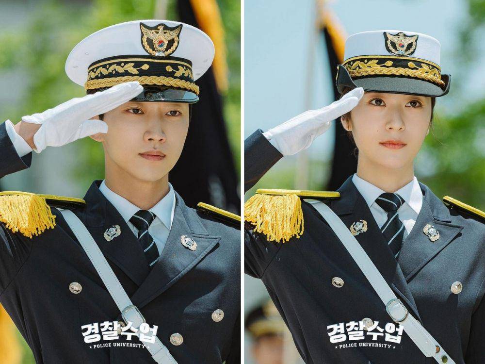 Jinyoung B1A4 dan Krystal di cuplikan drama Police University (instagram.com/kbsdrama)