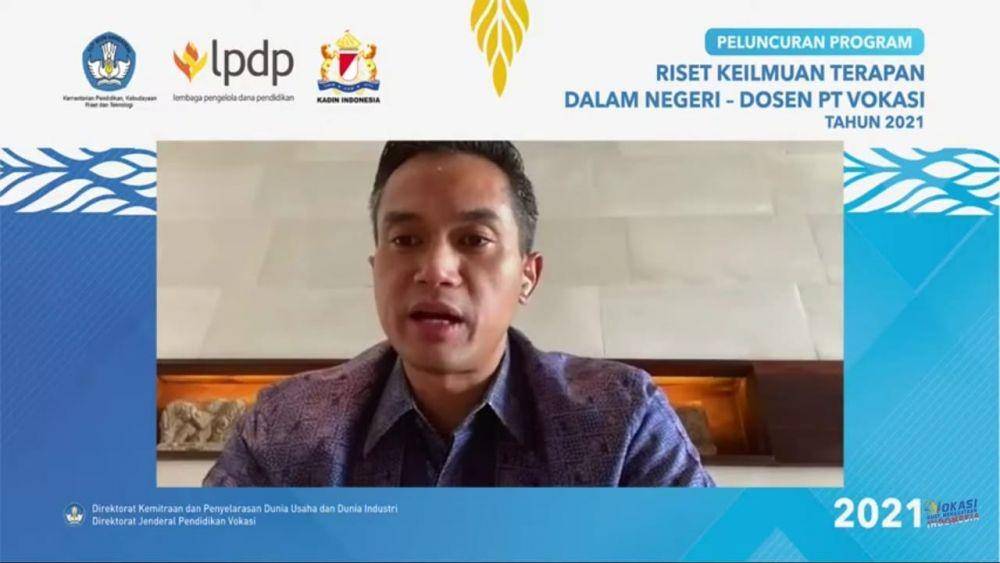 Wakil Ketua Umum Kamar Dagang Indonesia (Kadin) Bidang Organisasi, Anindya Bakrie. (Dok Kemdikbudristek)