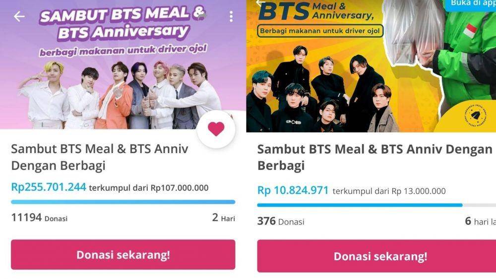 Halaman Kita Bisa BTS ARMY Indonesia dan BTS ARMY Festa (Berbagai Sumber)