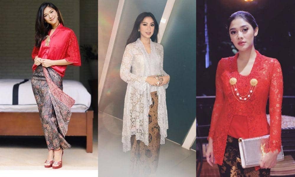 10 Inspirasi Kebaya ala Keluarga Mirdad, Simpel tapi Tampak Berwibawa