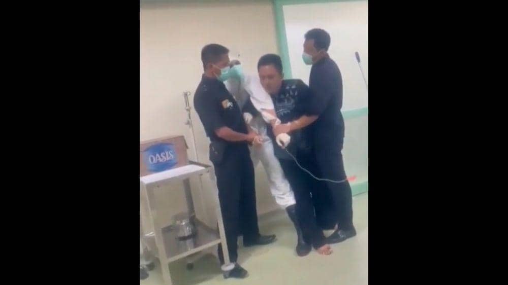 Seorang Pria Mengamuk di RSUD Pasar Minggu. (instagram.com/kabarjakarta1)