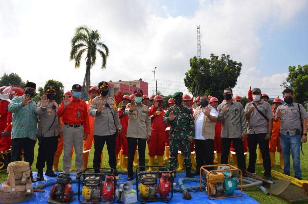Forkompinda OKI berupaya cegah karhutla tahun 2021 (IDN Times/Humas Pemkab OKI)