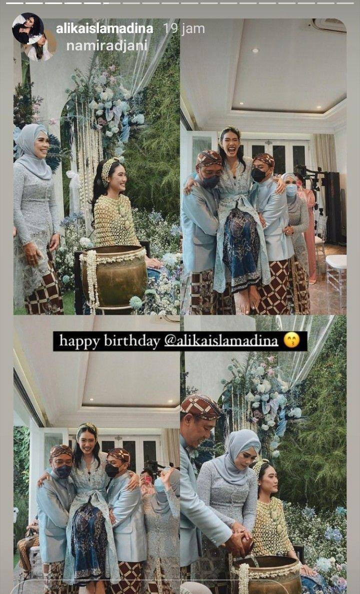 Momen siraman dan pengajian Alika Islamadina (instagram.com/alikaislamadina)