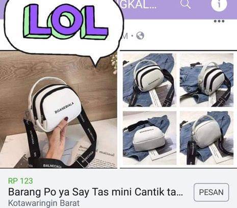 foto barang KW (twitter.com/shellsshh)