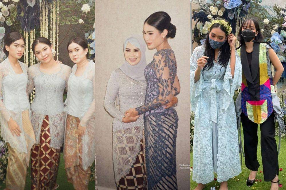 Gaya Keluarga dan Tamu di Siraman-Pengajian Alika Islamadina (Berbagai Sumber)