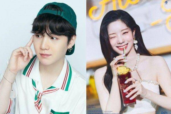 Suga BTS dan Dahyun TWICE (Berbagai Sumber)