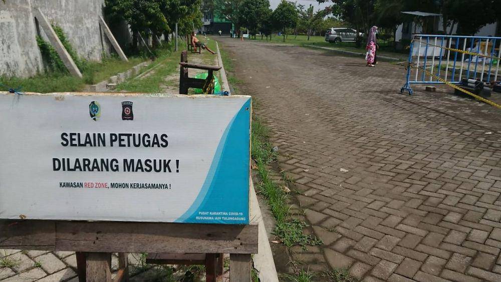 Rumah Sakit Darurat COVID-19 (RSDC) Rusunawa UIN Tulungagung. IDN Times/ Bramanta Pamungkas