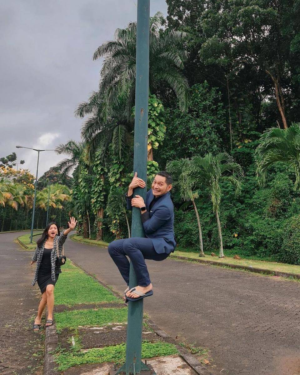 Glenca Chysara dan Evan Sanders kocak (instagram.com/glencachysara)