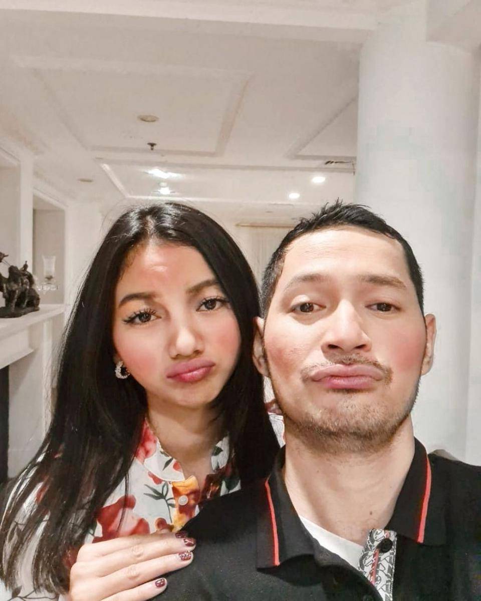 Glenca Chysara dan Evan Sanders kocak (instagram.com/glencachysara)