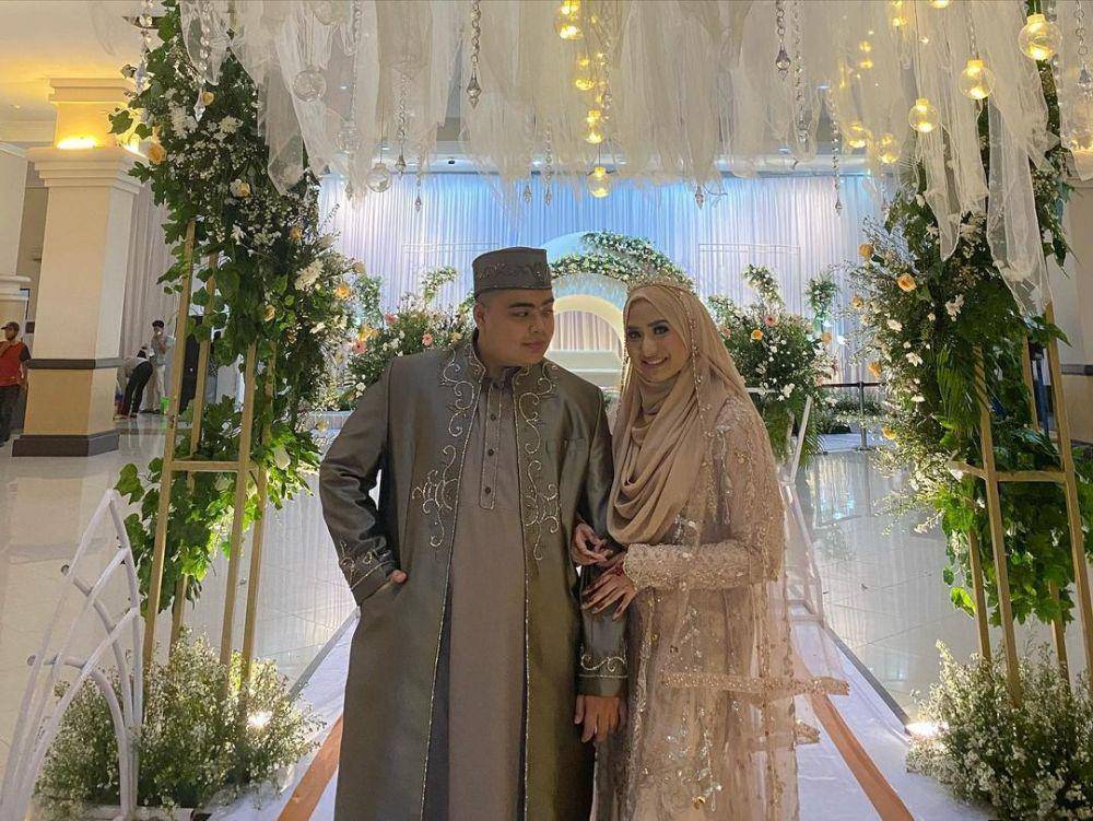 Resepsi pernikahan Ameer dan Zira (instagram.com/ameer_azzikra)