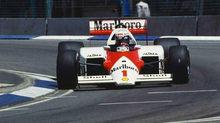 Alain Prost pada GP Australia 1986 (formula1.com)