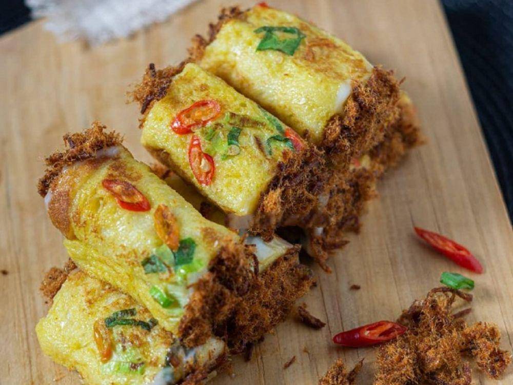 ilustrasi roti tawar gulung abon (instagram.com/sarongsarie)