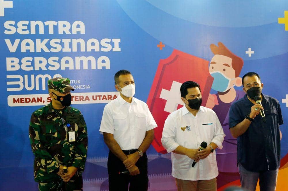 Suasana peninjauan sentra vaksinasi (IDN Times/ Dok. Istimewa)