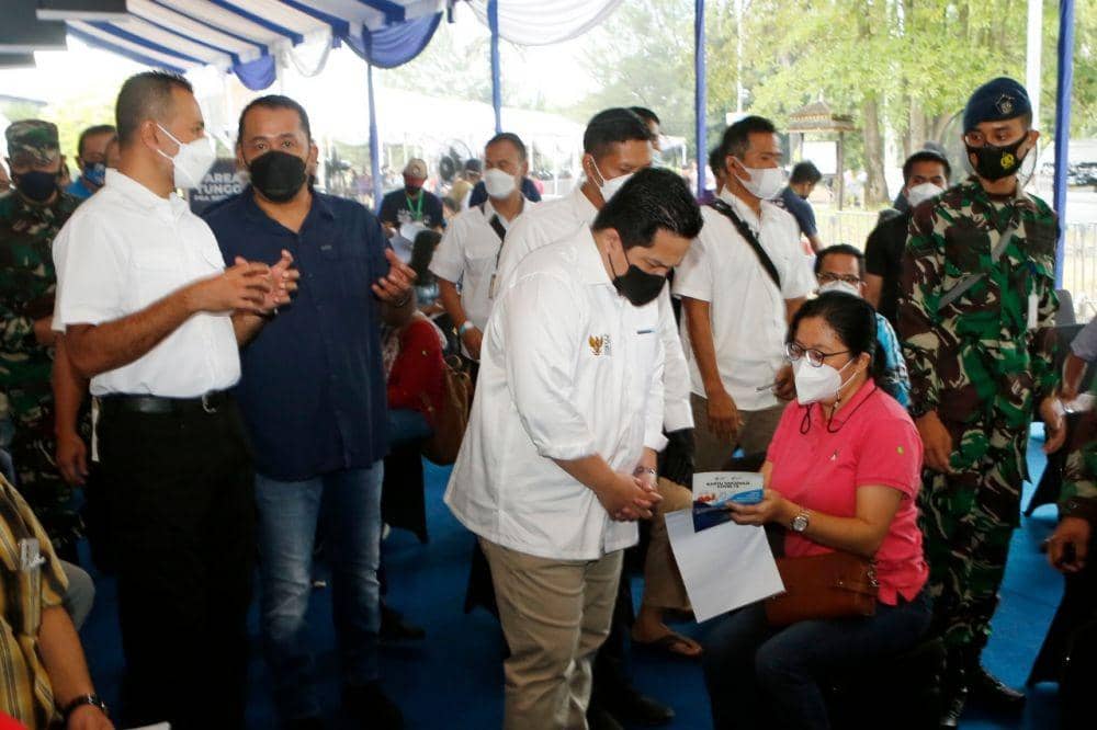 Suasana peninjauan sentra vaksinasi (IDN Times/ Dok. Istimewa)
