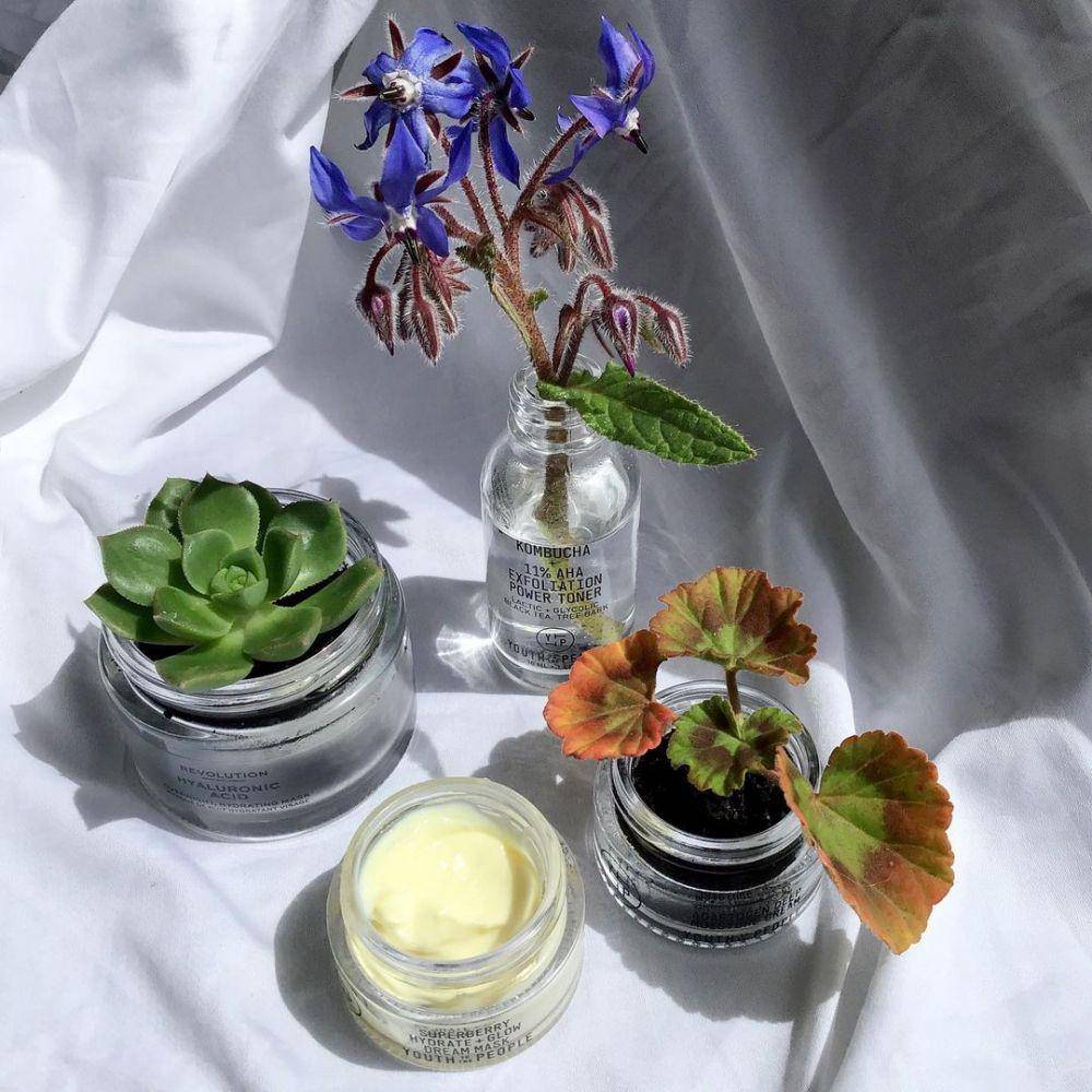 Pot tanaman dari sampah wadah skincare (instagram.com/rubylou71)