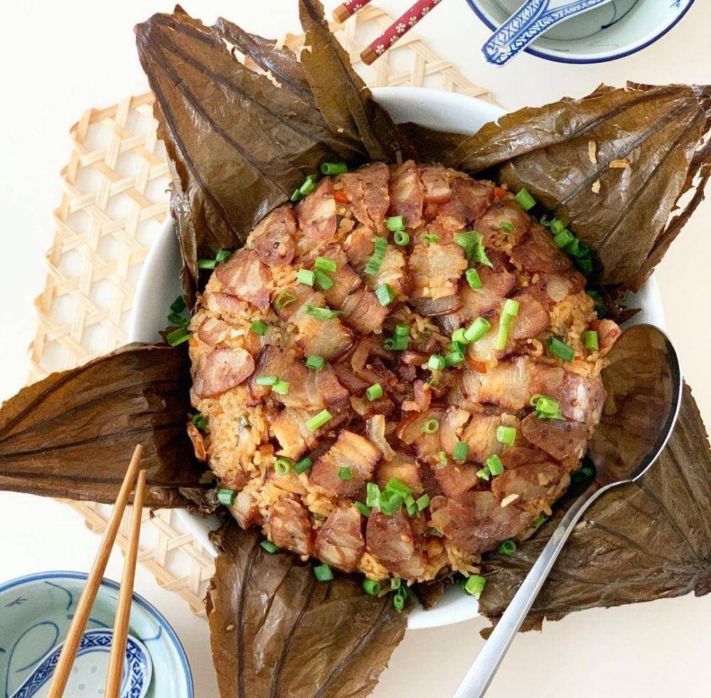 nasi daun teratai (Instagram.com/sonianll)