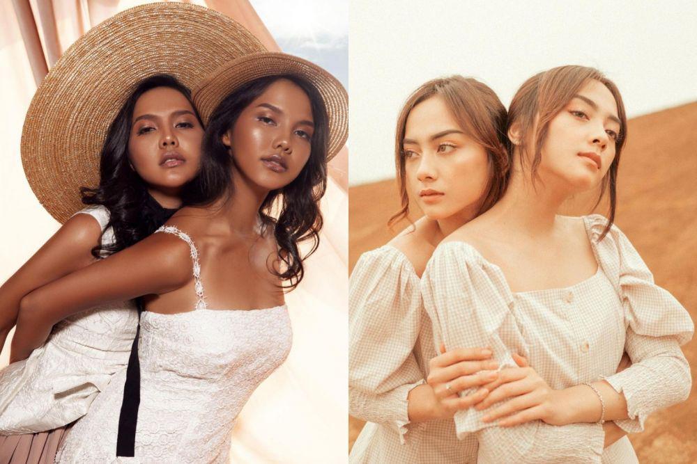 Sulit Dibedakan, 10 Adu Kompak Veronika-Valerie dan Azalia-Azaria
