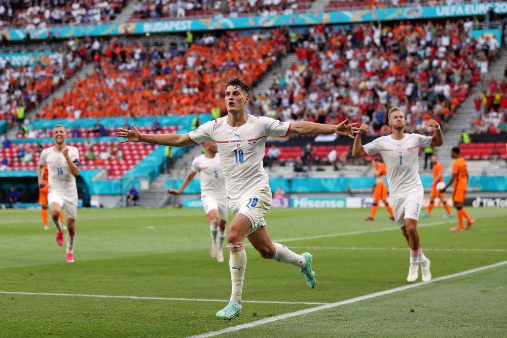 Potret laga Belanda melawan Republik Ceko (twitter.com/iF2is)