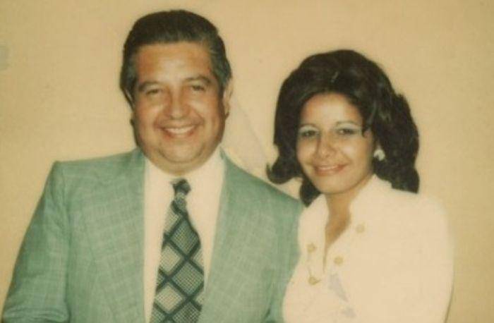 Jenderal Manuel Contreras dan Adriana Rivas. (twitter.com/CapsulaInforma)