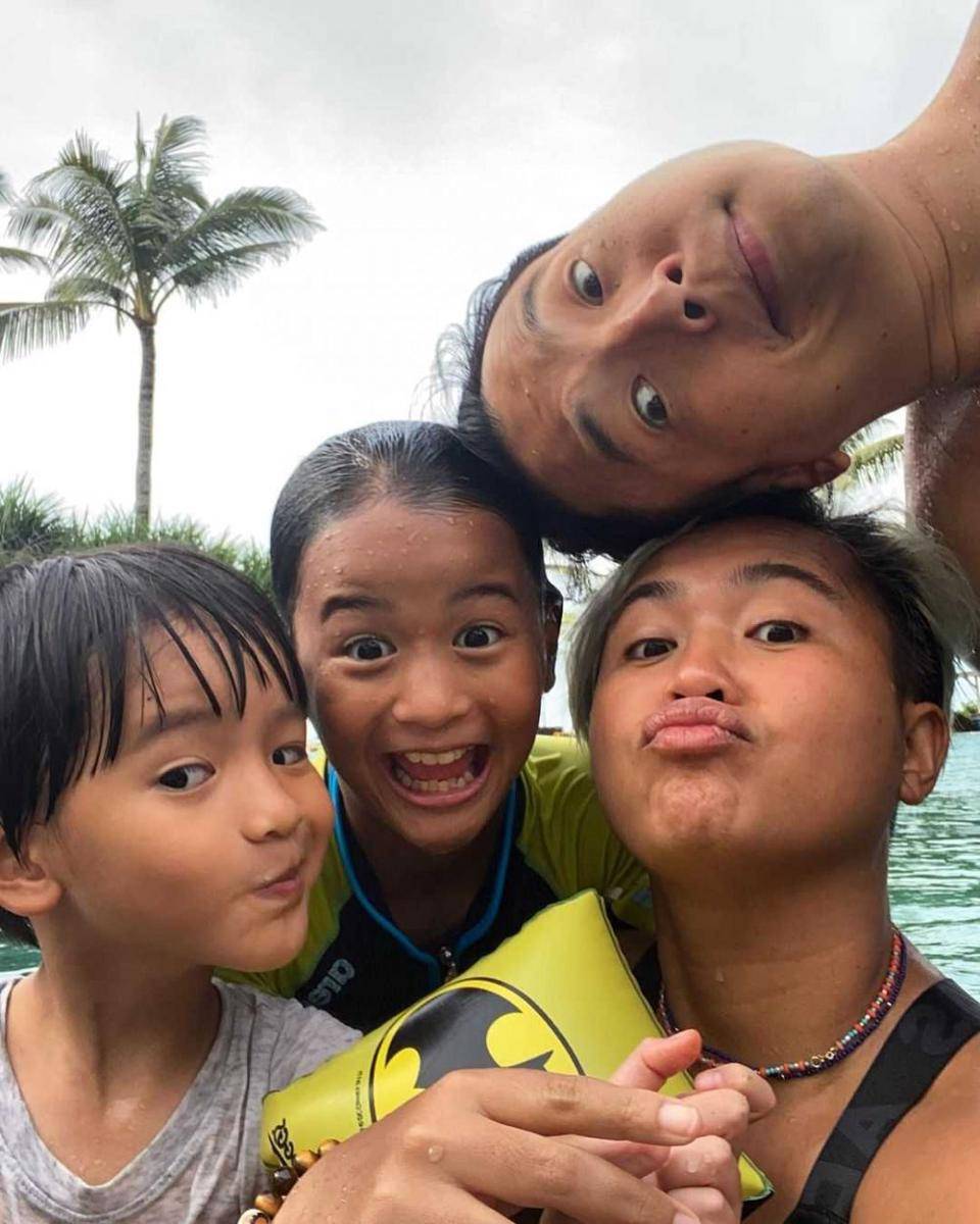 potret kocak keluarga Ernest (instagram.com/meiranastasia)