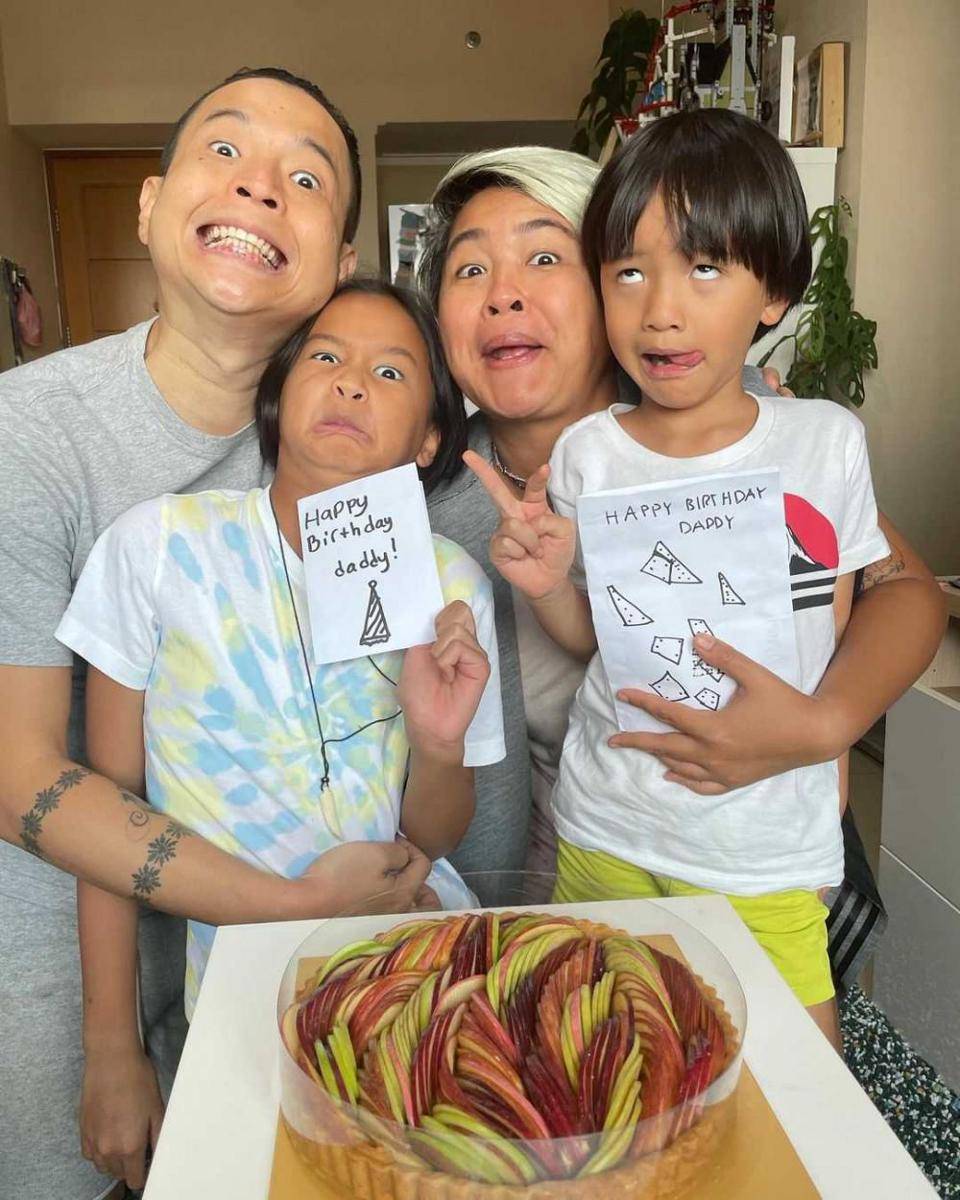 potret kocak keluarga Ernest (instagram.com/ernestprakasa)