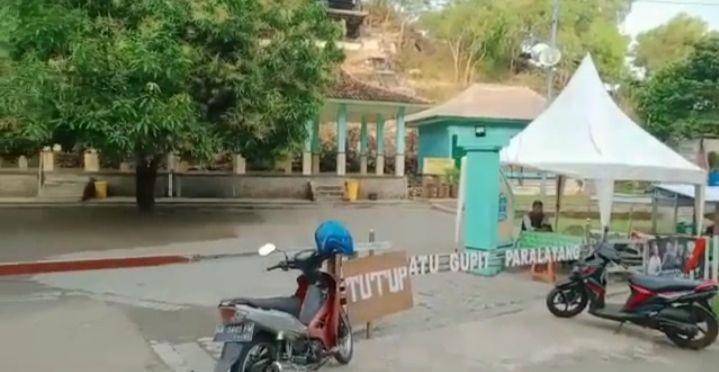 Penutupan objek wisata Bukit Paralayang Watugupit Gunungkidul. (IDN Times/Istimewa)