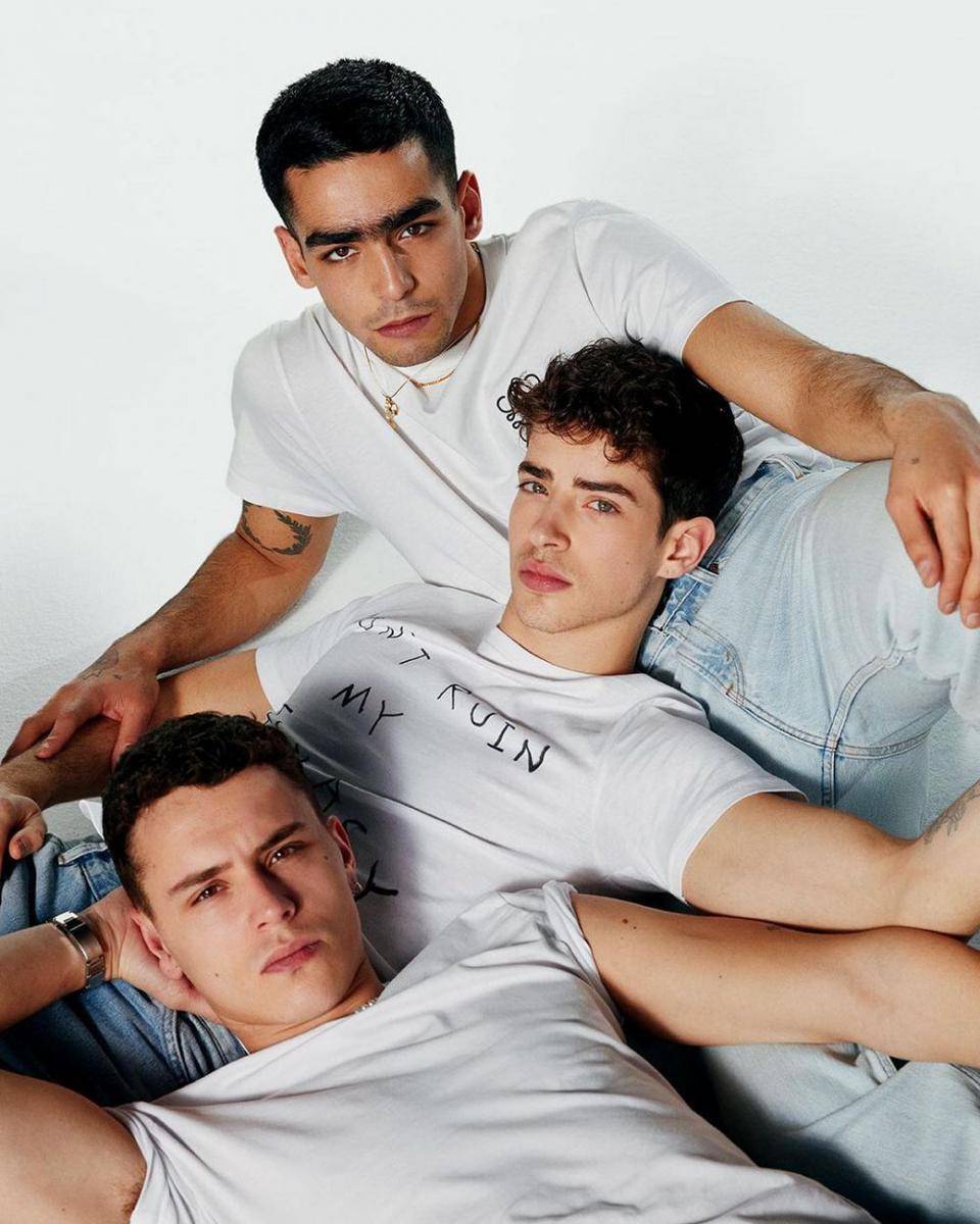 Aron Piper, Manu Rios dan Omar Ayuso (instagram.com/elitenetflix)