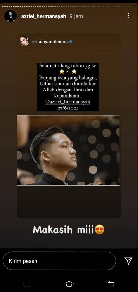 Azriel Hermanayah (instagram/Ashanty_as)