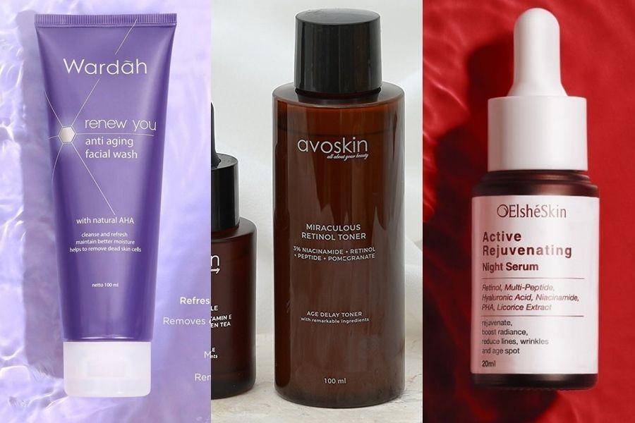 Produk antiaging (berbagai sumber)