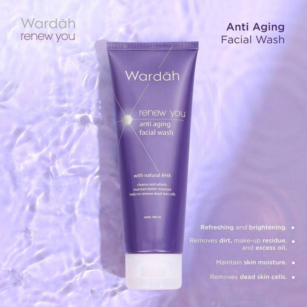 Wardah Renew You Anti Aging Facial Wash (instagram.com/wardahbeauty_my)