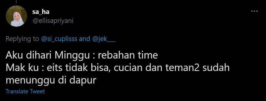 curhat pengganggu hari libur (twitter.com/ellisapriyani)