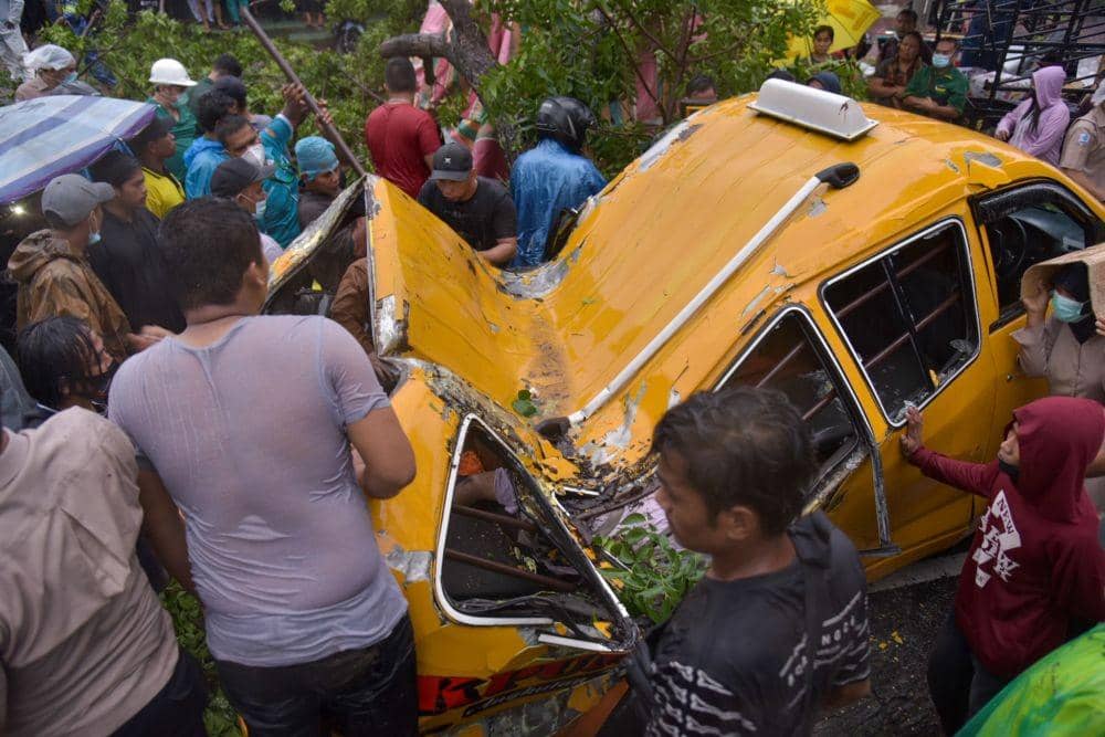 Pohon Timpa Angkot Saat Hujan, 2 Pegawai RSUP H Adam Malik Meninggal