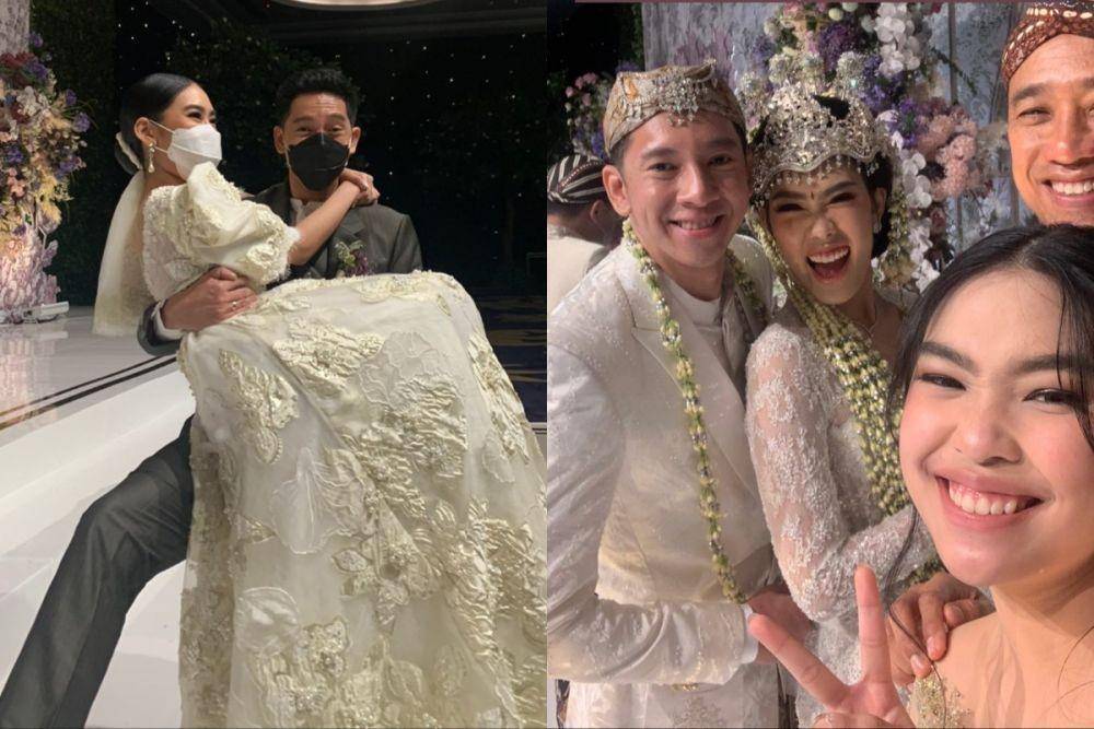 Alika dan Raja menikah (Instagram.com/kalyaislamadina)