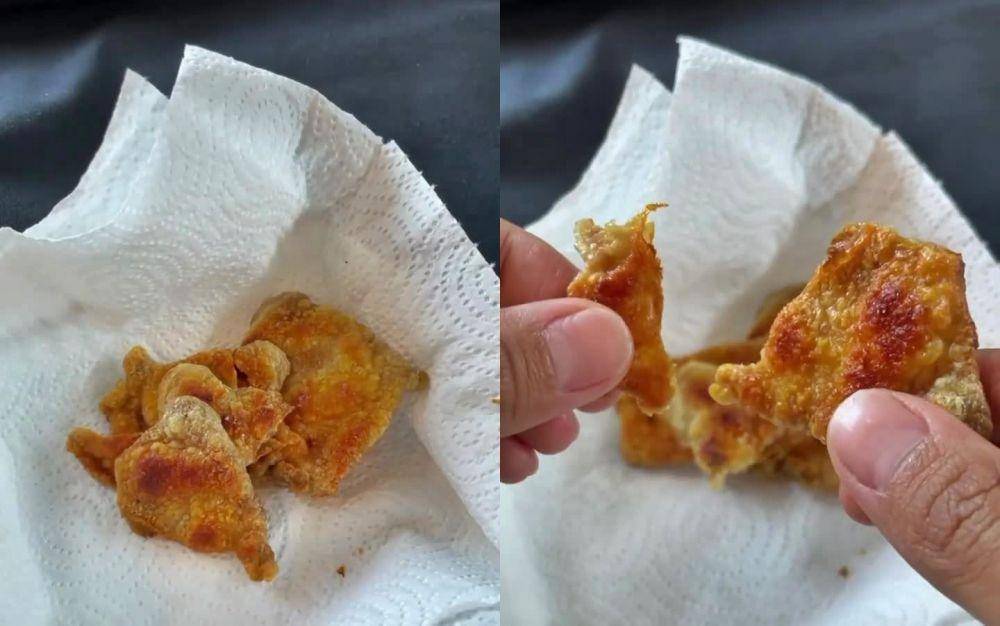 Kulit ayam siap disantap (instagram.com/ayudiac)