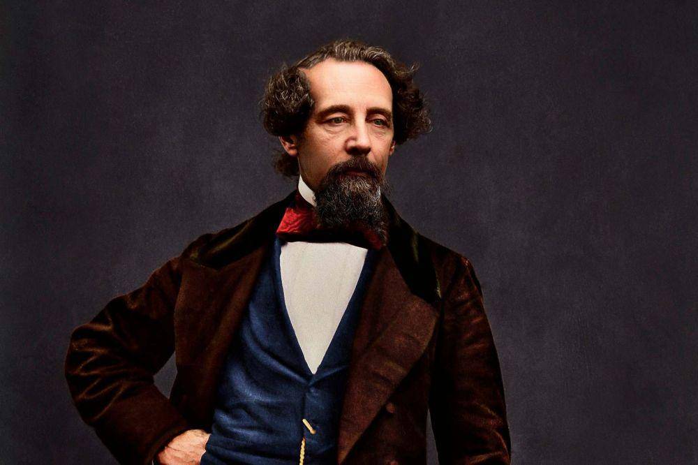 potret berwarna Charles Dickens (standard.co.uk)