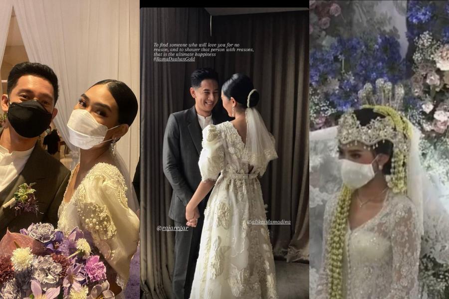 Inspirasi Baju dan Makeup Pernikahan Alika Islamadina, Anggun Memikat