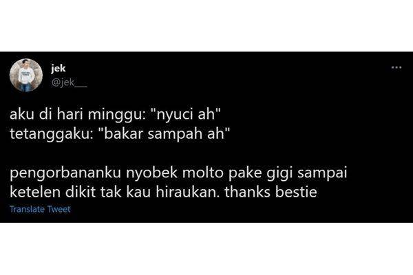 curhat pengganggu hari libur (twitter.com/jek___)