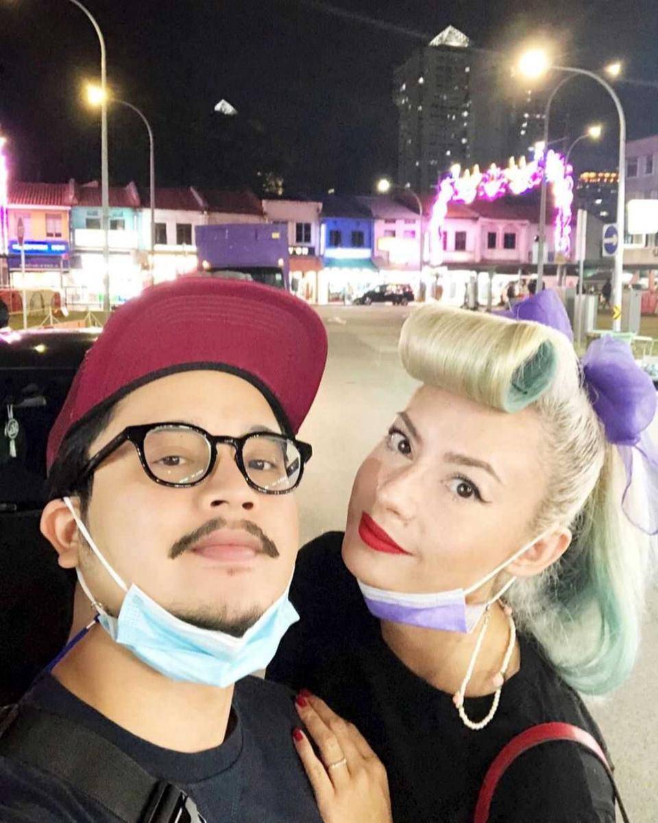 Derby Romero dan istri (instagram.com/miss_adinda_mae)